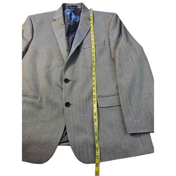 Lauren ralph lauren size 46 R grey 2 button suit blazer EUC preppy classic fit # - Picture 7 of 9